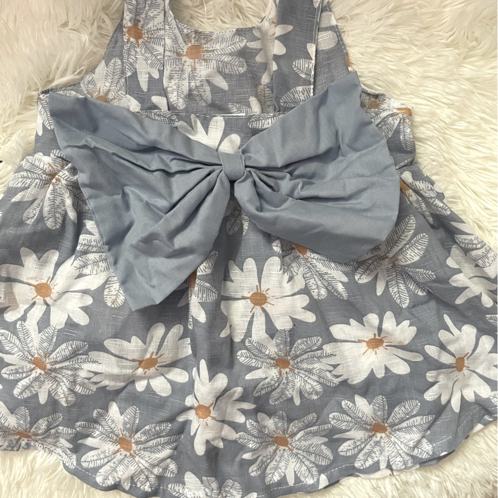 Baby Boutique Daisy Dress with Oversized Back-Bow